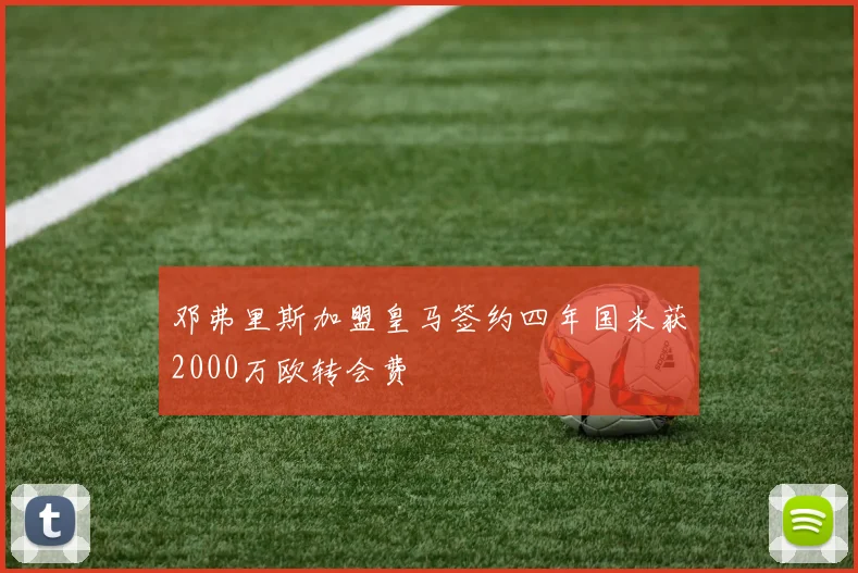 邓弗里斯加盟皇马签约四年国米获2000万欧转会费
