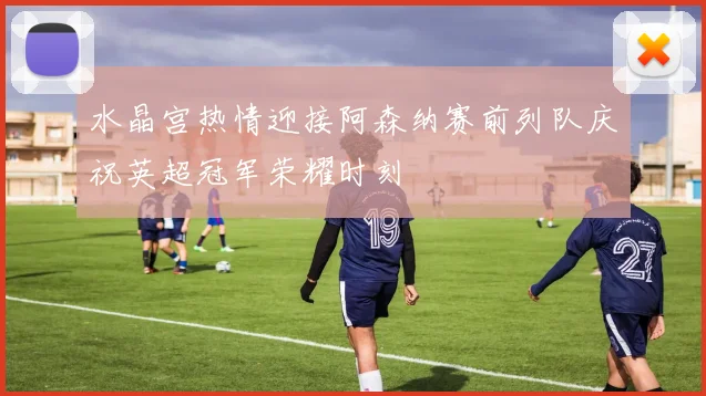水晶宫热情迎接阿森纳赛前列队庆祝英超冠军荣耀时刻