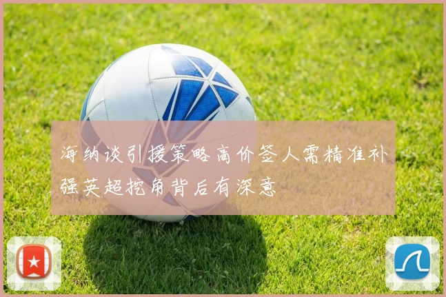 海纳谈引援策略高价签人需精准补强英超挖角背后有深意