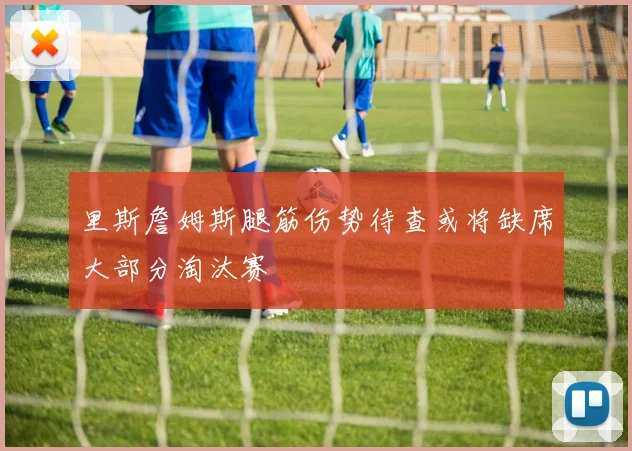 里斯詹姆斯腿筋伤势待查或将缺席大部分淘汰赛